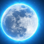 glowing moon