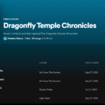 Spotify Dragonfly Temple Chronicles Playlist